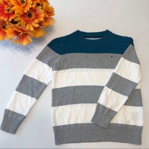 Tommy Hilfiger Boys Striped Knit Sweater